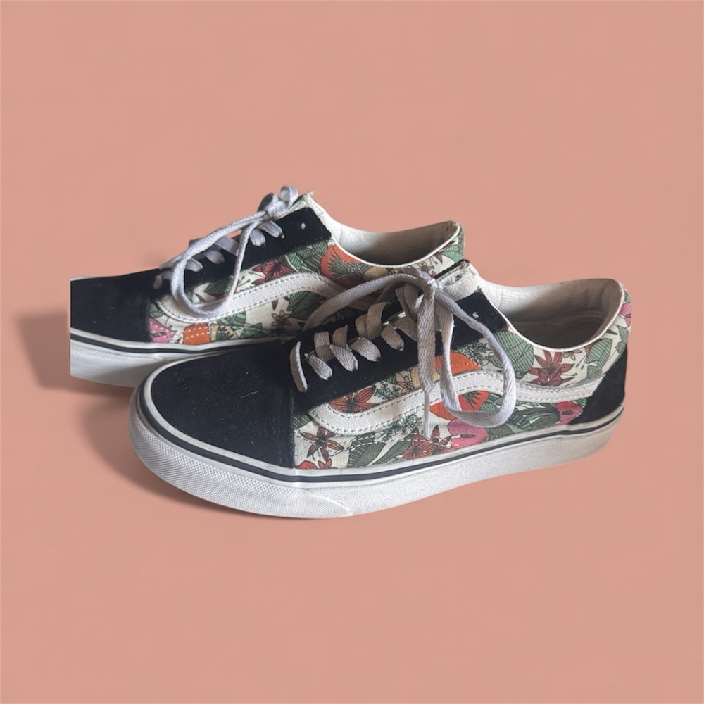 Tropical Floral Old Skool Vans